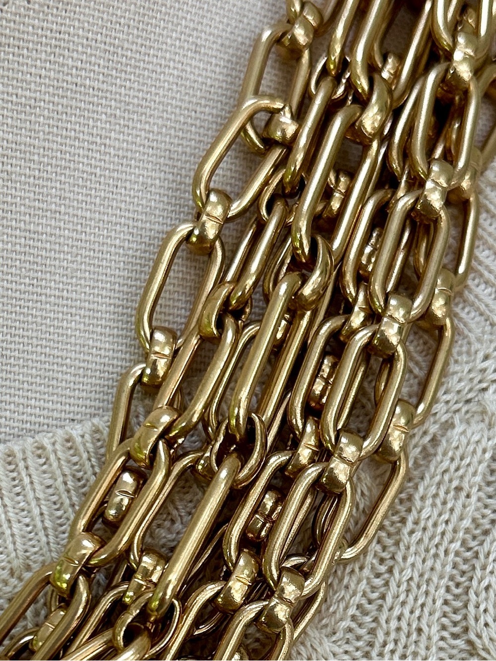 Donald Stannard Multi Strand Link Necklace - Picture 3 of 5